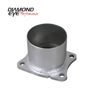 GMC 2500 Exhaust Adapter - Diamond Eye Performance - 4-Bolt Flange - Aluminized - `01-`07